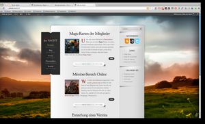 2011, Erste Version der Vereinswebseite